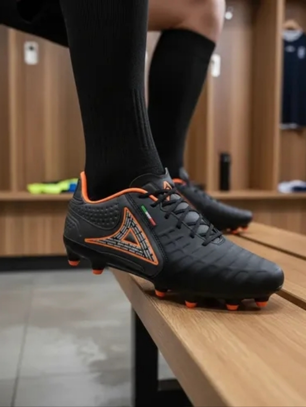 Pirma Brasil Reinier 3042 FG Soccer Cleats Black Gray Orange Men’s Size 11 NWOT